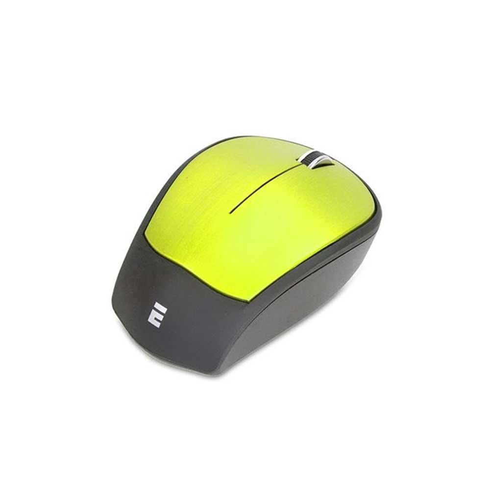 Everest SM-340 Usb Yeşil 3D Optik Süper Sessiz Alkalin Pilli Kablosuz Mouse