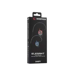 Rampage SN-J8 ELEGANT Mobil Telefon Uyumlu Metal Kulak içi Gri Mikrofonlu Kulaklık