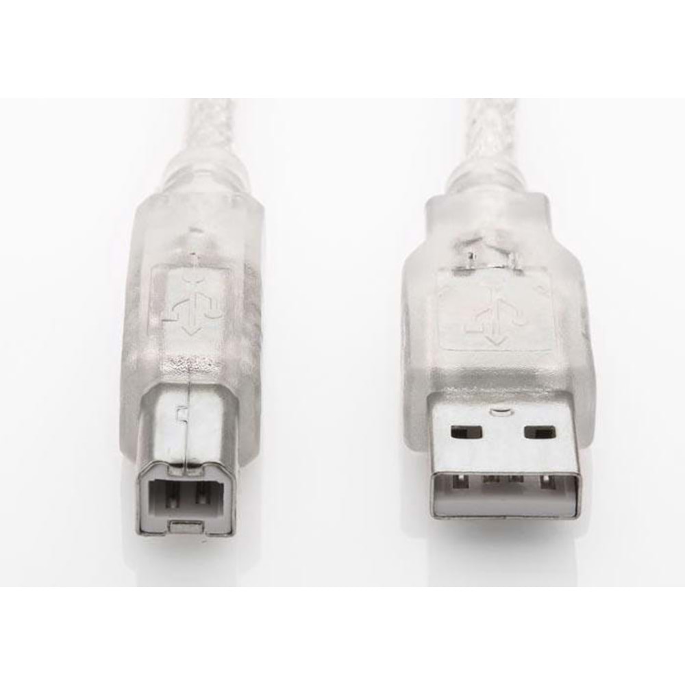 S-link SL-U2003 Usb2.0 3m Şeffaf Yazıcı Kablo