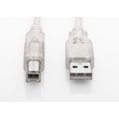 S-link SL-U2005 Usb2.0 5m Şeffaf Yazıcı Kablo