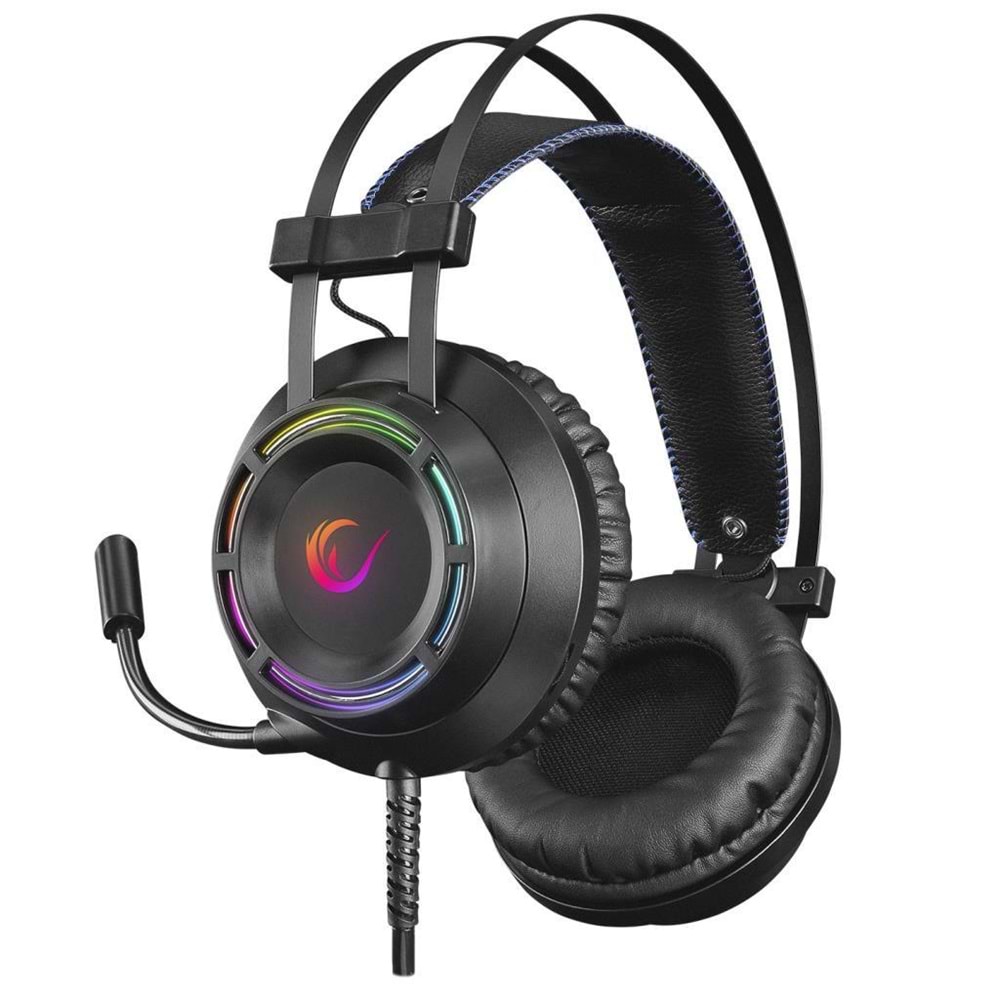 Rampage RM-19 FORTE-Y RGB USB 7.1 Surround Led Işıklı Mikrofonlu Oyuncu Kulaklığı