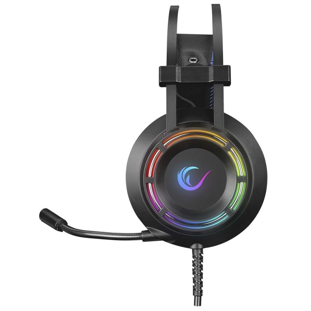 Rampage RM-19 FORTE-Y RGB USB 7.1 Surround Led Işıklı Mikrofonlu Oyuncu Kulaklığı