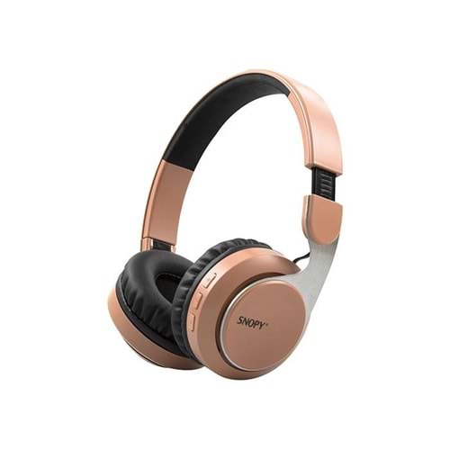 Snopy SN-34BT COSY Rose Gold Mobil Telefon Uyumlu Bluetooth Kablosuz Mikrofonlu Kulaklık