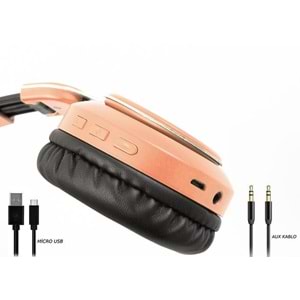 Snopy SN-34BT COSY Rose Gold Mobil Telefon Uyumlu Bluetooth Kablosuz Mikrofonlu Kulaklık