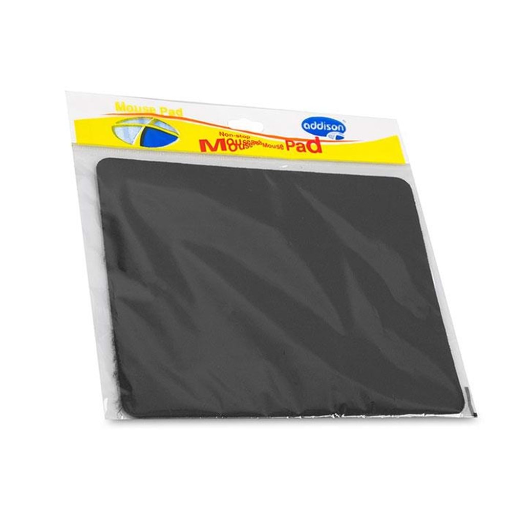 Addison 300142 Siyah Mouse Pad Poşetli