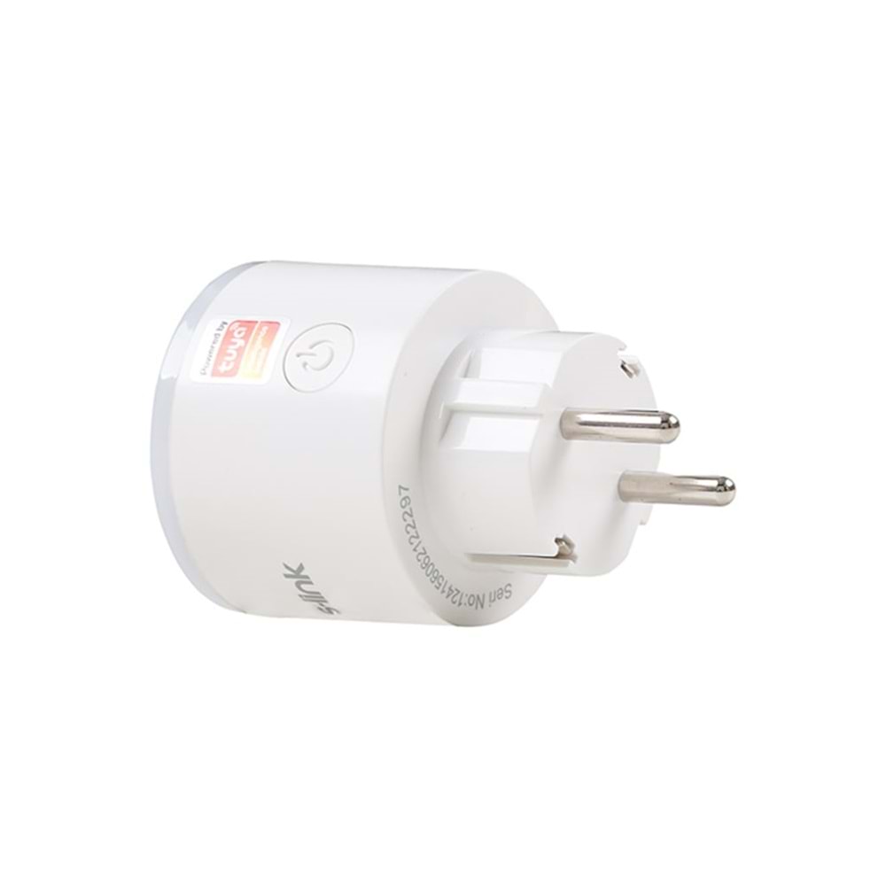 S-Link Swapp SL-03 16A Akım Korumalı Akıllı Priz RGB Işıklı 2.4 G Wifi TUYA Destekli