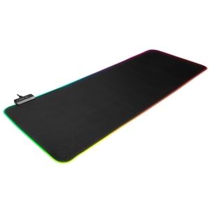 Rampage Pulsar RGB XL (MP-22) Siyah 300*800*3mm RGB Ledli Gaming Mouse Pad (OUTLET-Kutu hasarlı)