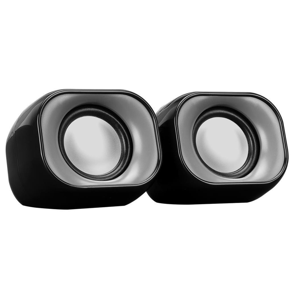 HP DHS-2111 1+1 6W Hoparlör, Siyah Multimedia Speaker