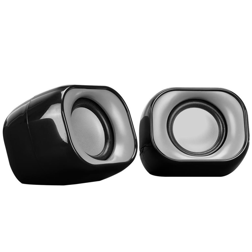 HP DHS-2111 1+1 6W Hoparlör, Siyah Multimedia Speaker