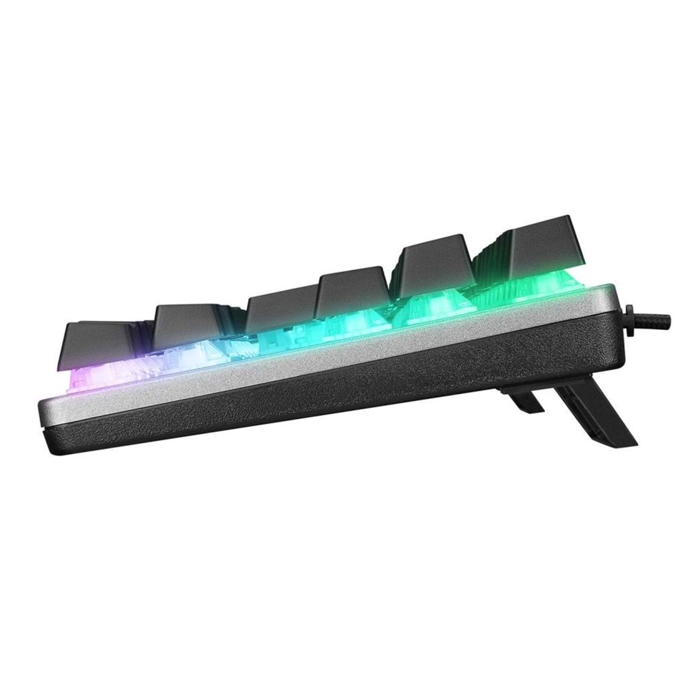 Altec Lansing ALGK8404 Siyah/Gümüş BLUE SWITCH Rainbow 87 Tuşlu Süper Kompakt Mekanik Gaming Oyuncu Klavye