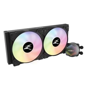 Zalman ALPHA28 Siyah 83CFM 1600RPM 2*14cm ARGB Fan AMD AM5/Intel LGA1700 280mm Sıvı Soğutmalı CPU Fan