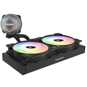 Zalman ALPHA28 Siyah 83CFM 1600RPM 2*14cm ARGB Fan AMD AM5/Intel LGA1700 280mm Sıvı Soğutmalı CPU Fan