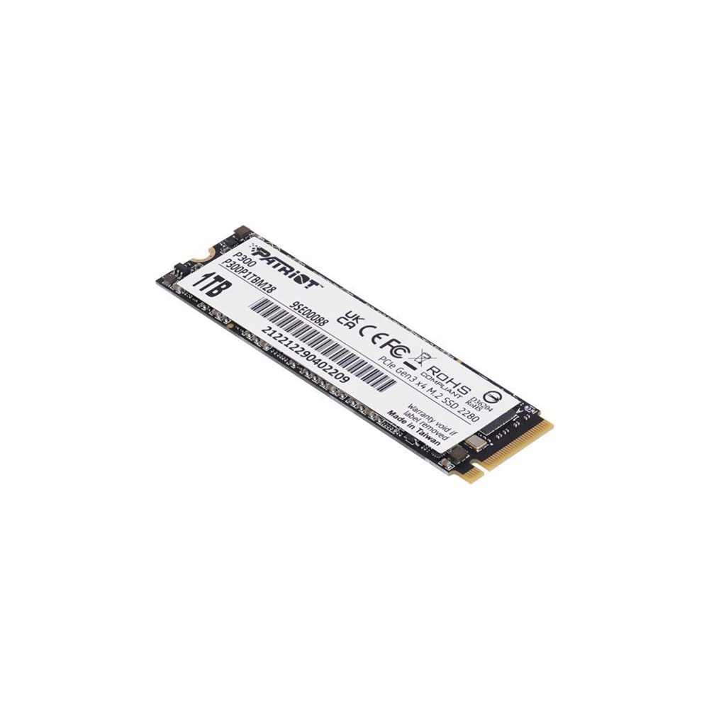 Patriot P300P1TBM28 P300 Series 1TB 2100MB/1650MB PCIe 2280 M.2 SSD