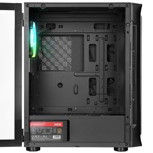 Rampage PROLIX Mesh 850W 80+ 4*12cm ARGB Fan+Kontrolcü Manyetik Temperli Camlı ATX Mid-T Gaming Oyuncu Kasası OUTLET