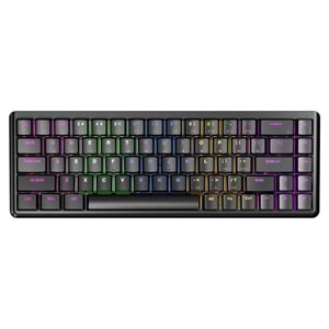 Rampage REBEL Siyah Low Profile RED SWITCH Mekanik Gaming Oyuncu Klavye US Layout Rainbow