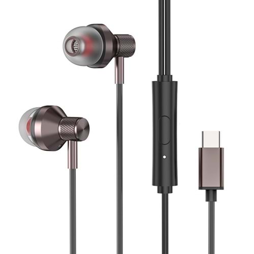 Snopy SN-BT22 Type C Telefon Uyumlu Siyah Mikrofonlu Kulaklık