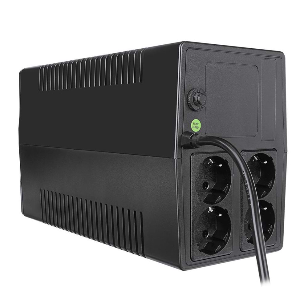 S-link VIGOR U2000 2000VA 12V9Ah*2 1200W LCD Ekranlı Siyah Line-Interactive Kesintisiz UPS Güç Kaynağı (OUTLET)