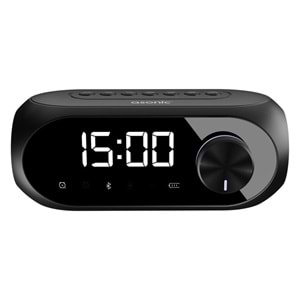Asonic AS-W6 1200mAh 5W Siyah Bluetooth /Aux/Derece/USB/Saat Alarmlı Bluetooth Hoparlör