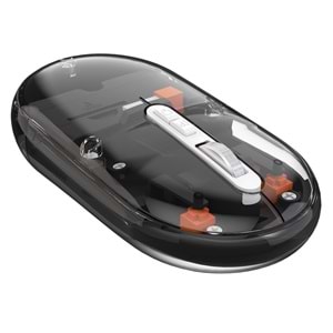 Everest SM-BT29 Glassy Usb Siyah Transparan 2in1 Bluetooth ve 2.4GHz Kablosuz Mouse