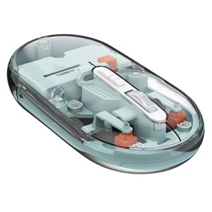 Everest SM-BT29 Glassy Mavi Transparan 2in1 Bluetooth ve 2.4GHz Kablosuz Mouse