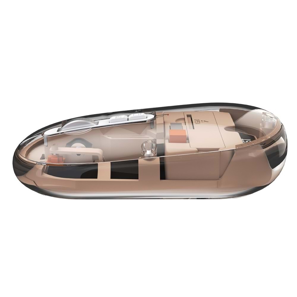 Everest SM-BT29 Glassy Rose Gold Transparan 2in1 Bluetooth ve 2.4GHz Kablosuz Mouse
