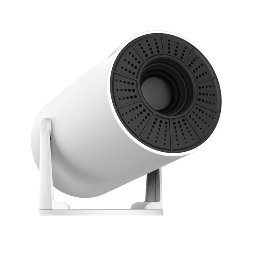 Everest PJ10 Beyaz Mini Taşınabilir 1280*720p 6500 Lümen 120 ANSIL Android 11 Kablosuz Ekran Yansıtmalı HD Projeksiyon Cihazı