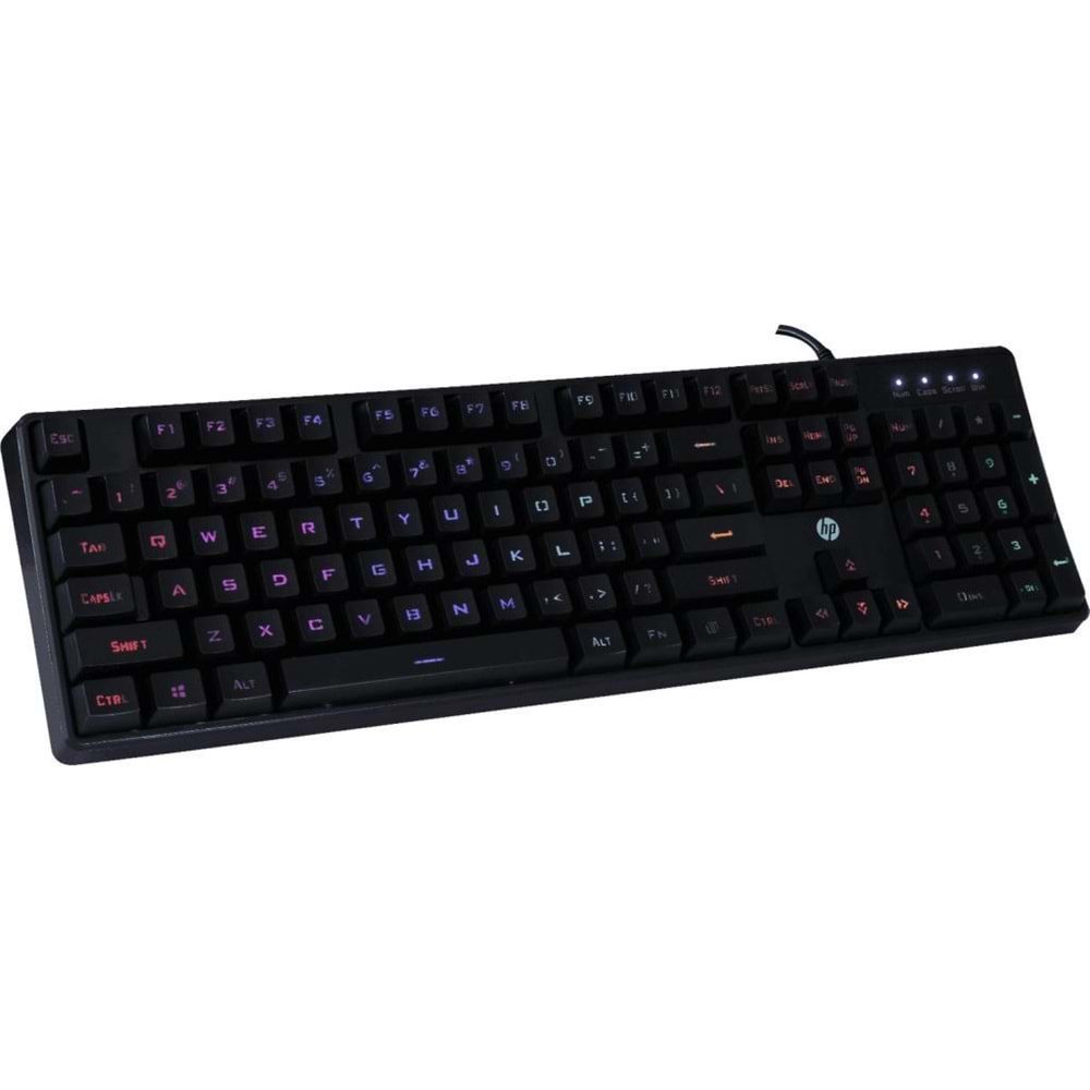 HP K300 Rgb Ledli Oyuncu Klavyesi Eu Siyah 4QM95AA
