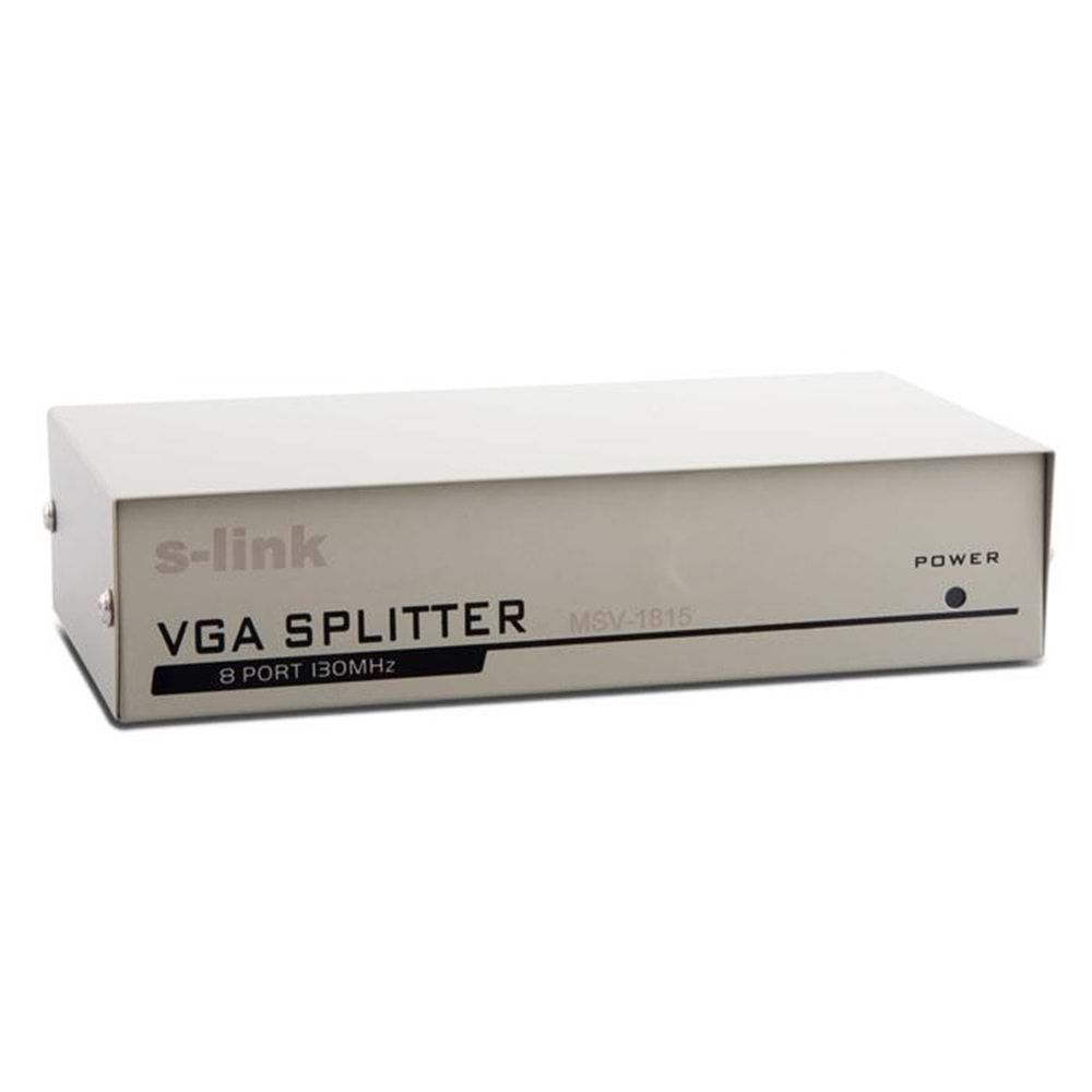 S-link MSV-1815 8 VGA 150Mhz Monitör Splitter