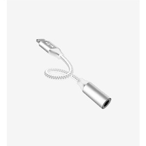 LinkTech A199 Beyaz Lightning to 3.5mm AUX Çevirici Dönüştürücü
