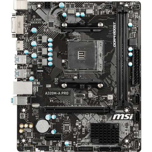 MSI A320M-A Pro AMD A320 3200MHz DDR4 mATX Anakart