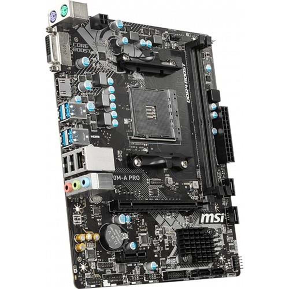 MSI A320M-A Pro AMD A320 3200MHz DDR4 mATX Anakart