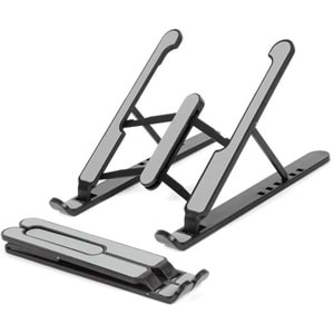 NBTech ADS-AL10 Plastik Ayarlı Laptop Macbook Notebook Yükseltici Tutucu Stand, Katlanabilir Notebook Standı