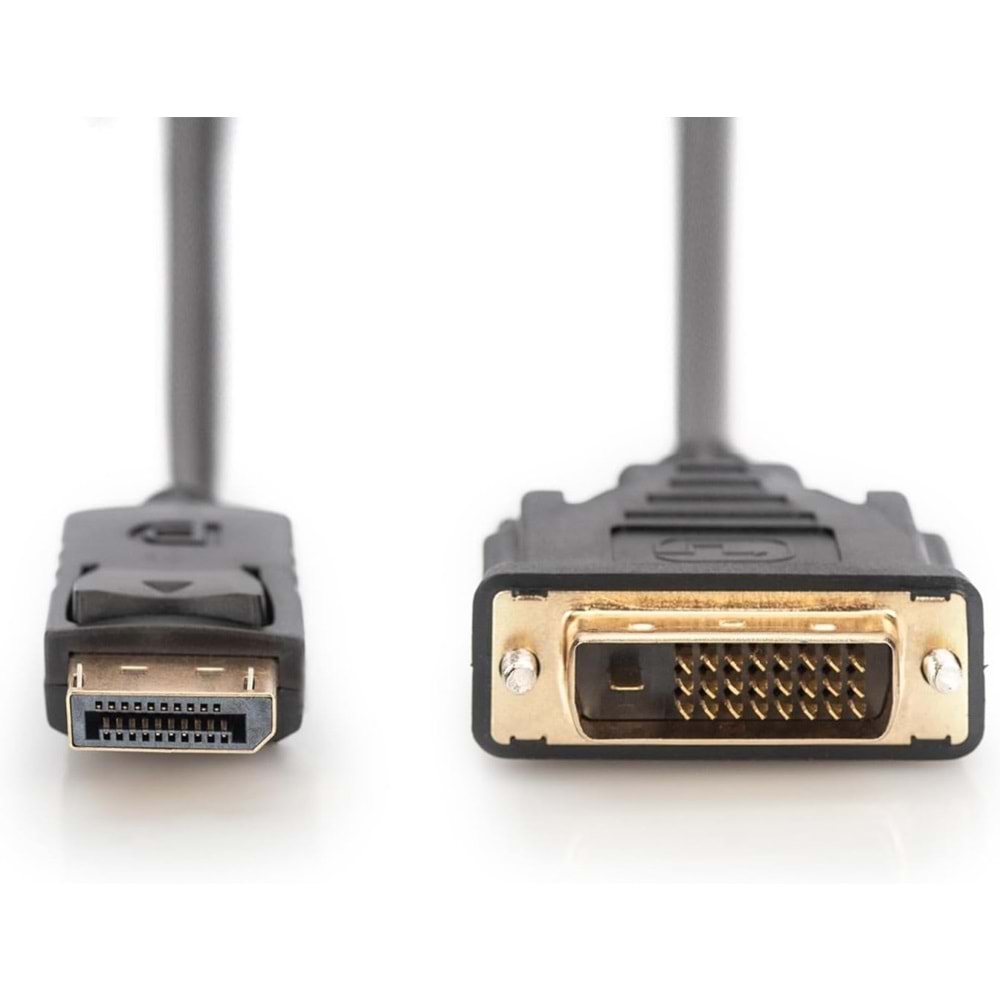 Digitus AK-340306-020-S Rev.2 2 Metre Display Port DVI Kablosu, DP Erkek DVI Kablo