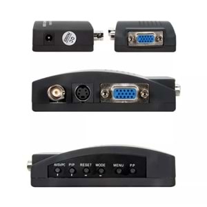 NBTech NB-AV215 Video To Vga Çevirici, BNC to VGA Çevirici Adaptör (Adaptör+Video+vga Kablosu Dahil)