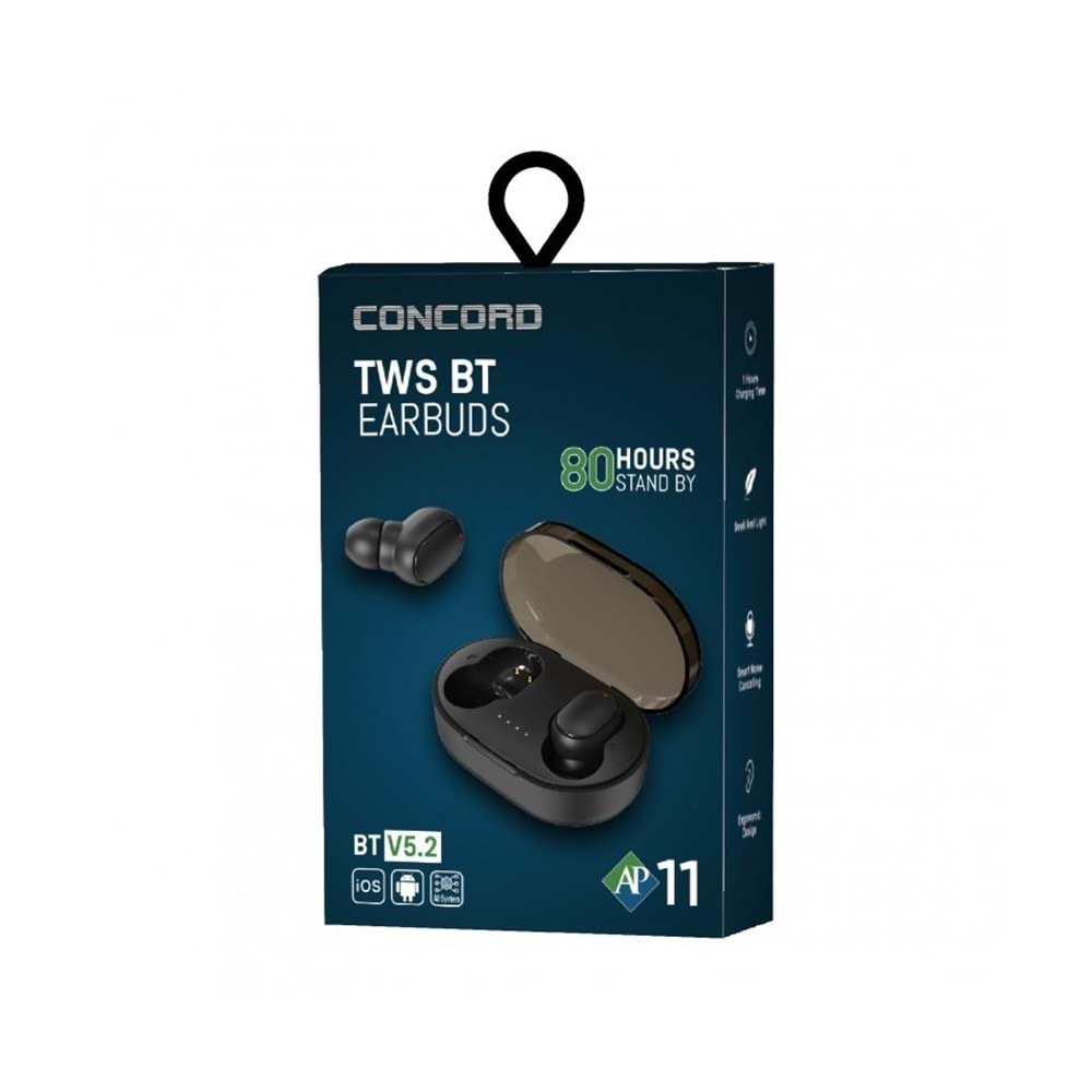 Concord AP11 Bluetooth v5.2 EARBUDS TWS Kulaklık