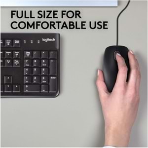 Logitech B110 Siyah Silent (Sessiz) USB Kablolu Optik Mouse 910-005508