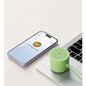 LinkTech Premıum Gri BM6 Ekstra Bas Taşınabilir Mini Bluetooth Hoparlör