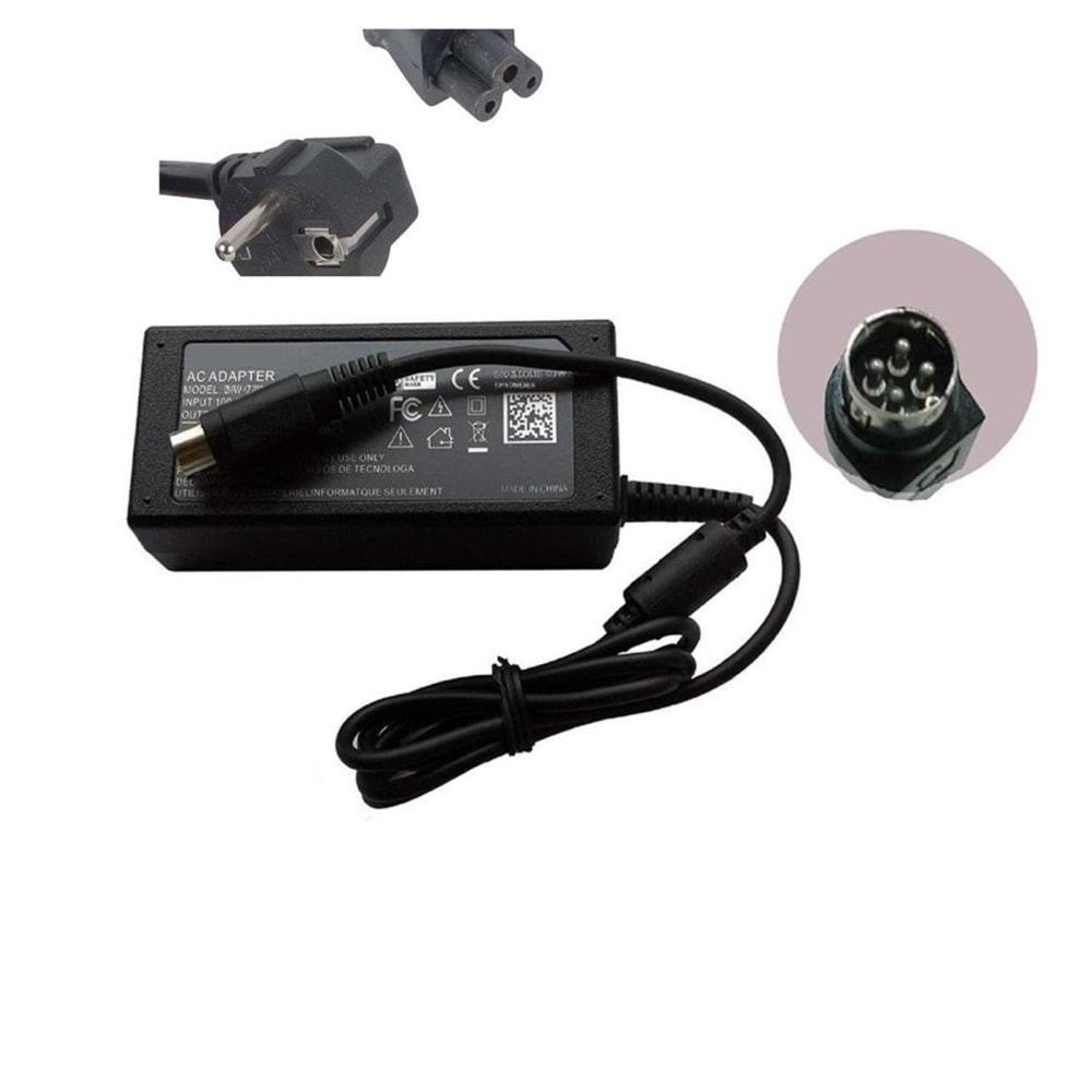 Fast C105B 12V 5A 4 pin Universal Şarj Cihazı Adaptör (Harici HDD ve Pos Cihazları)