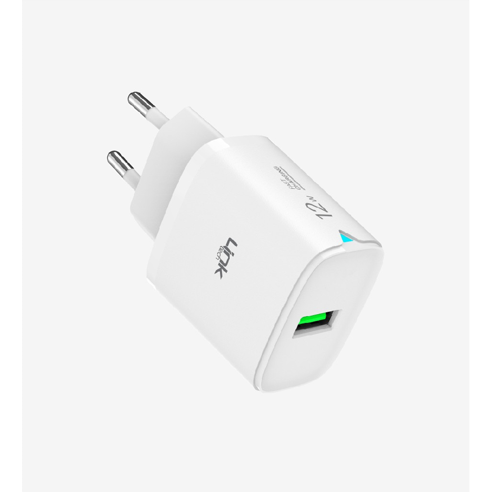 LinkTech C301 Beyaz Safe 12W Micro USB Kablolu Hızlı Şarj Cihazı
