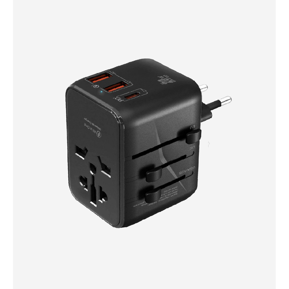 LinkTech C325 Safe GaN 3 Safe 20W Uluslararası Seyahat Hızlı Şarj Adaptörü