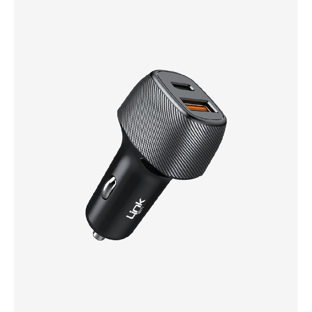 LinkTech C497 38W PD20W QC18W Type C + USB Safe Dual PD Çıkışlı Araç Şarj Başlığı