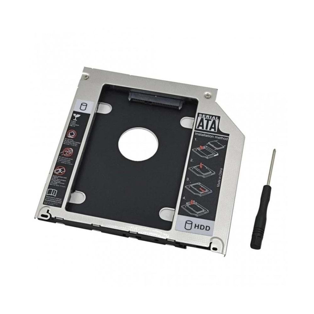 Concord C-856 SATA to SATA 9.5mm Notebook Ekstra Hdd Yuvası Cady