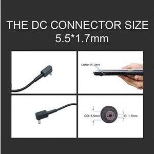 Fast C97 19.5V 11.8A 230W Acer Notebook Şarj Adaptörü (5.5*1.7 mm), Acer Notebook Şarj Cihazı