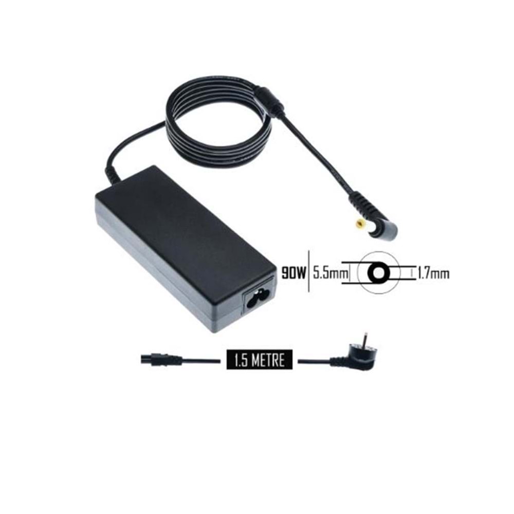 Fast C126 90W 19V 4.74A 5.5*1.7mm Acer Notebook Standart Adaptör