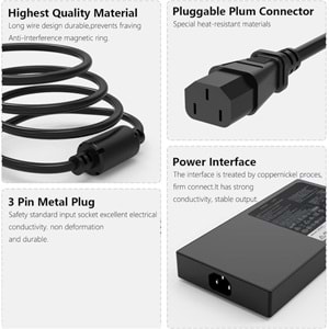FAST CU39 20V 11.5A 230W Lenovo Notebook Adaptörü (USB Tip)