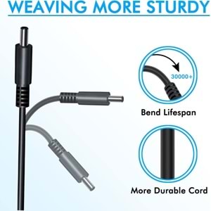 Fast CU47 19.5V 7.7A 150W Yeni Nesil Dell Notebook şarj Aleti (4.5 X 3.0MM/PİN)