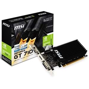 MSI GeForce GT 710 2GD3H LP 2GB DDR3 64Bit DX12 Ekran Kartı