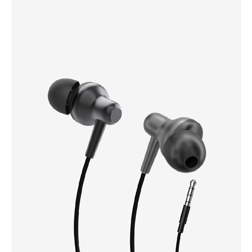 LinkTech H675 Siyah Premium Metal Süper Bas Silikonlu Kulak İçi 3.5mm AUX Kablolu Kulaklık