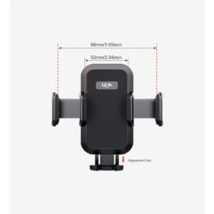 LinkTech H711 Vantuzlu Esnek Kollu Araç Telefonu Tutacağı