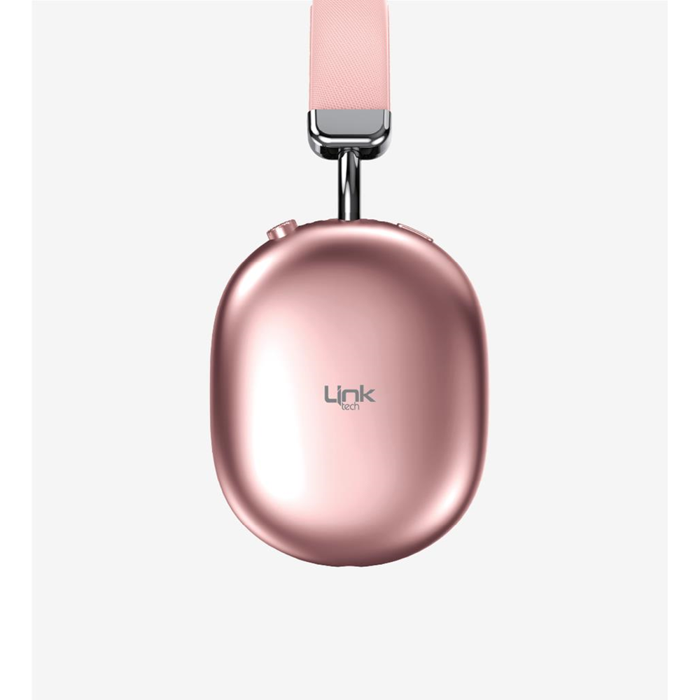 Linktech HP5 Pembe BT V5.3 Hi-Fi 800mAh Kulak Üstü Bluetooth Kulaklık